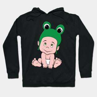 Frog Hat Baby Hoodie